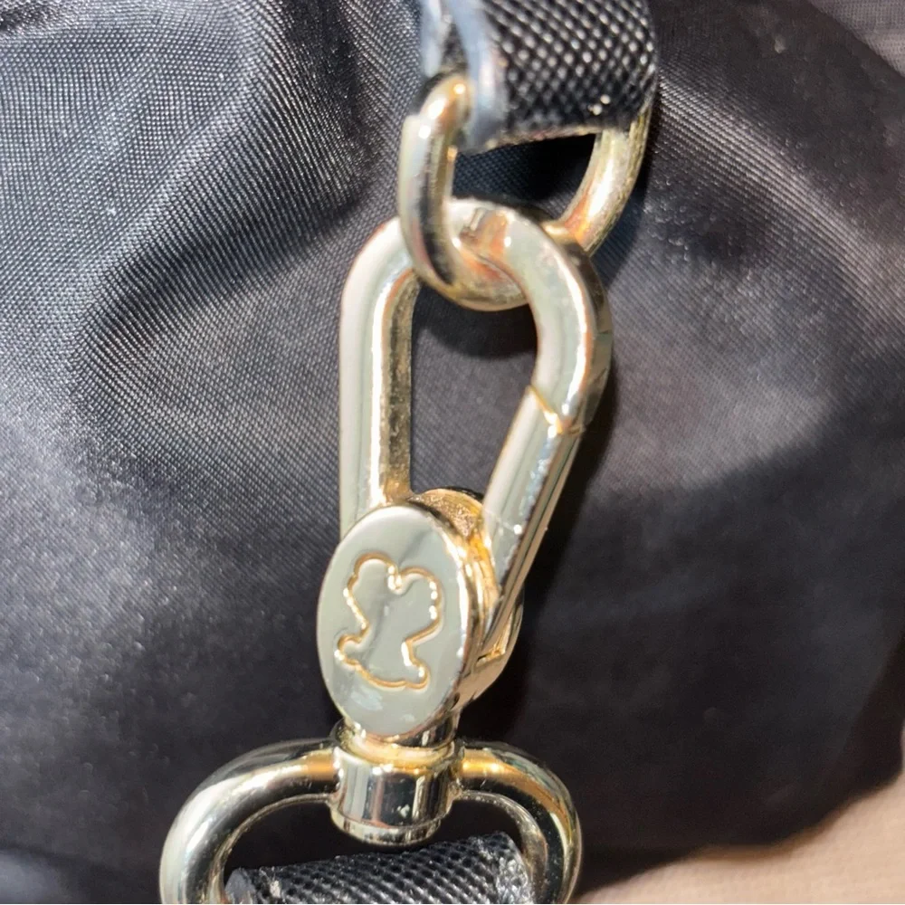 TOUS Brunock Chain Black Satchel Bag